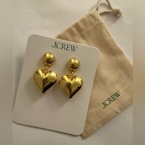 Heart drop earrings. New/ Never worn.